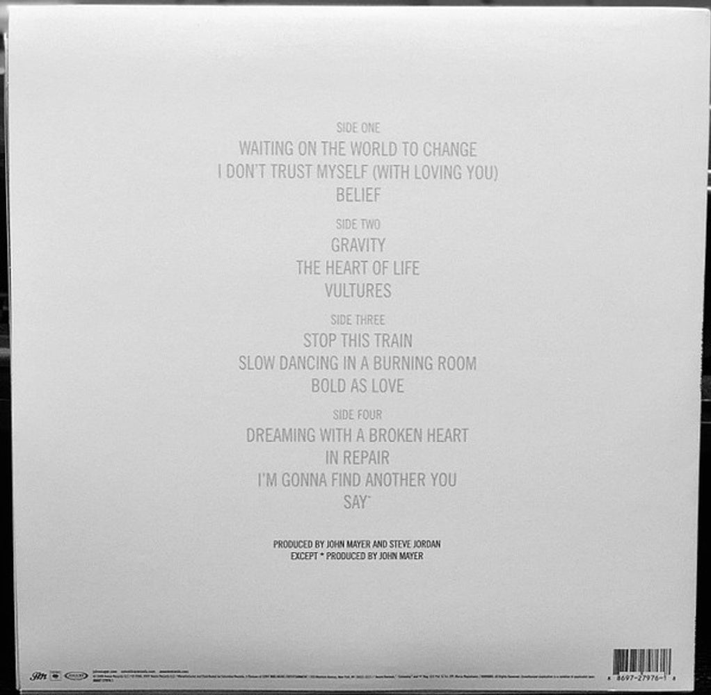 John Mayer – Continuum (2-LP Vinyl) - Detail