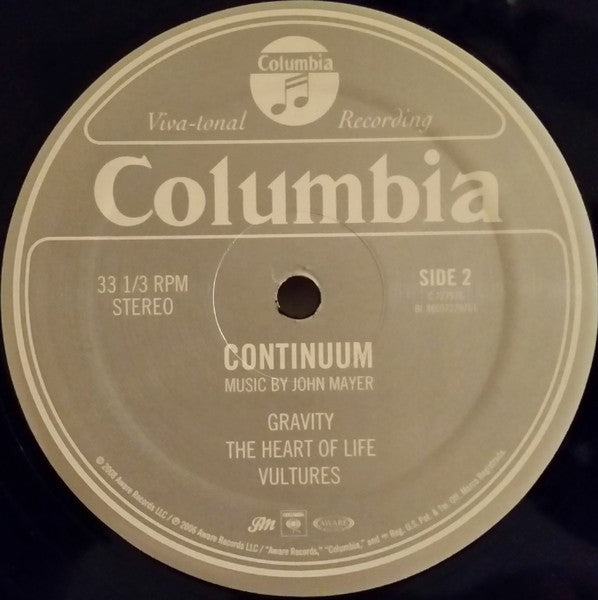 John Mayer – Continuum (2-LP Vinyl) - Close-Up