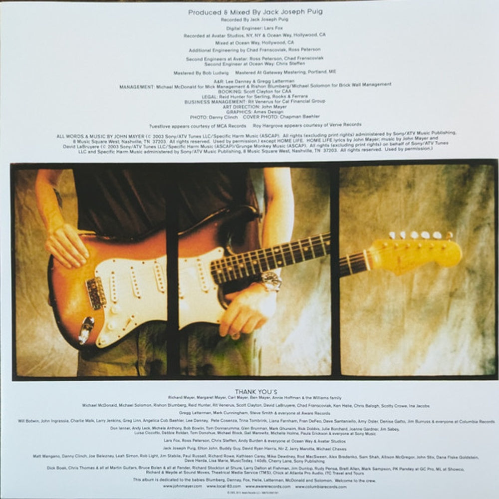 John Mayer – Heavier Things (LP Vinyl) - Side View
