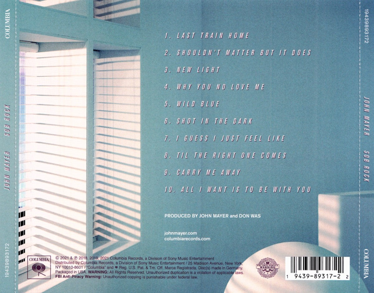 John Mayer – Sob Rock (LP Vinyl) - Detail