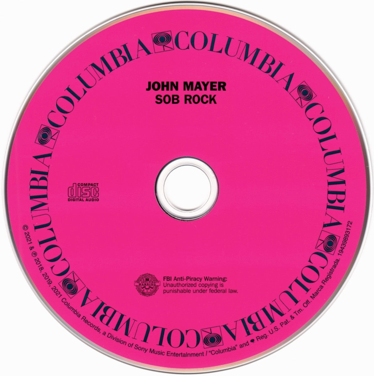John Mayer – Sob Rock (LP Vinyl) - Alternate View