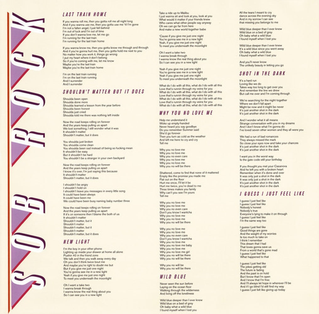John Mayer – Sob Rock (LP Vinyl) - Packaging