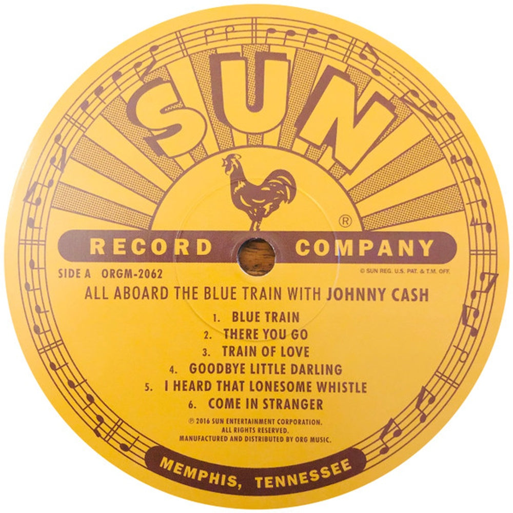 Johnny Cash – All Aboard The Blue Train With Johnny Cash (LP Vinyl) - Alternate View
