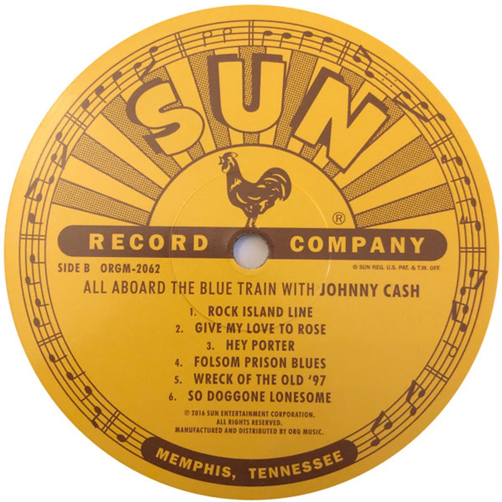 Johnny Cash – All Aboard The Blue Train With Johnny Cash (LP Vinyl) - Close-Up