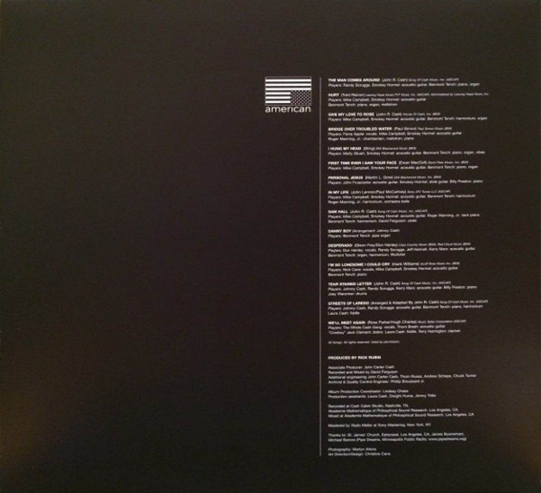 Johnny Cash – American IV: The Man Comes Around (Limited Edition 2-LP Vinyl) - Close-Up