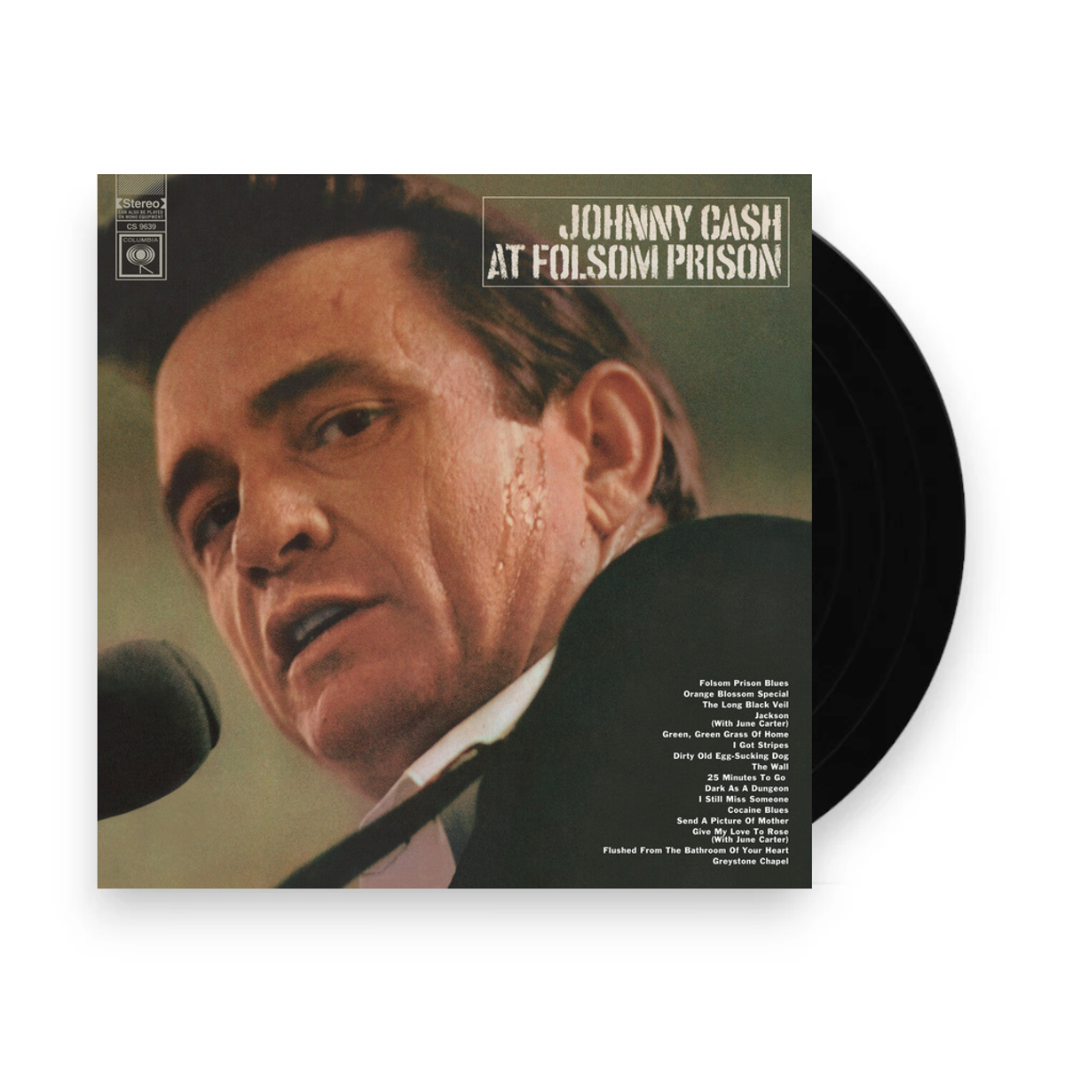 Johnny Cash – At Folsom Prison (LP Vinyl) - Front