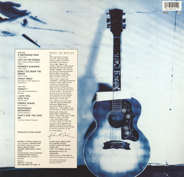 Johnny Cash – Boom Chicka Boom (LP Vinyl) - Back
