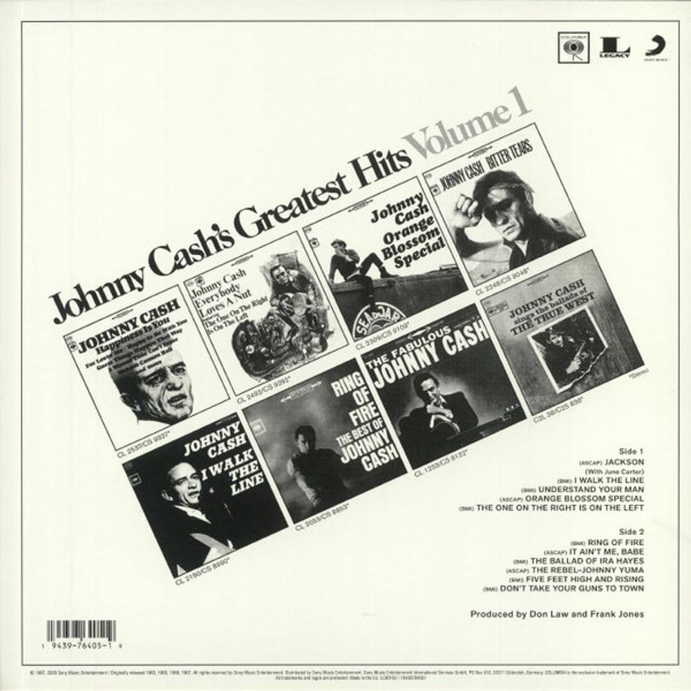 Johnny Cash – Greatest Hits Volume 1 (LP Vinyl) - Detail