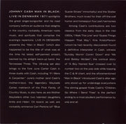 Johnny Cash – Man in Black: Live in Demark 1971 (CD) - Label