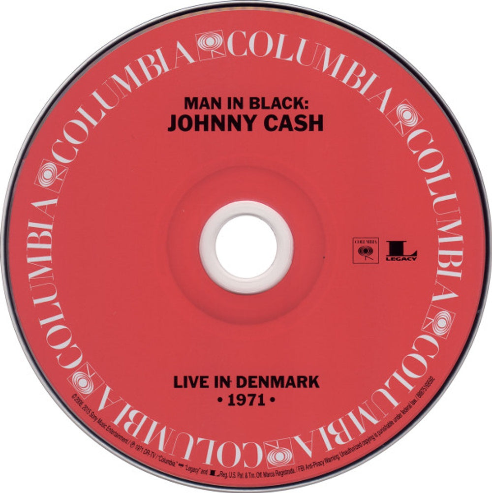 Johnny Cash – Man in Black: Live in Demark 1971 (CD) - Alternate View