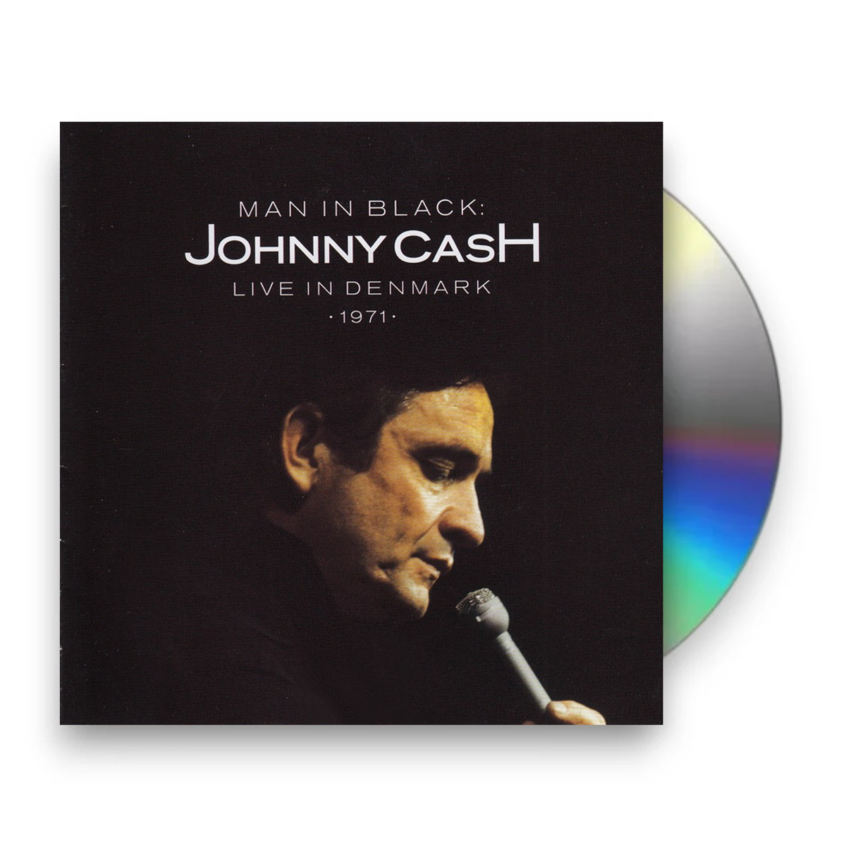 Johnny Cash – Man in Black: Live in Demark 1971 (CD) - Front