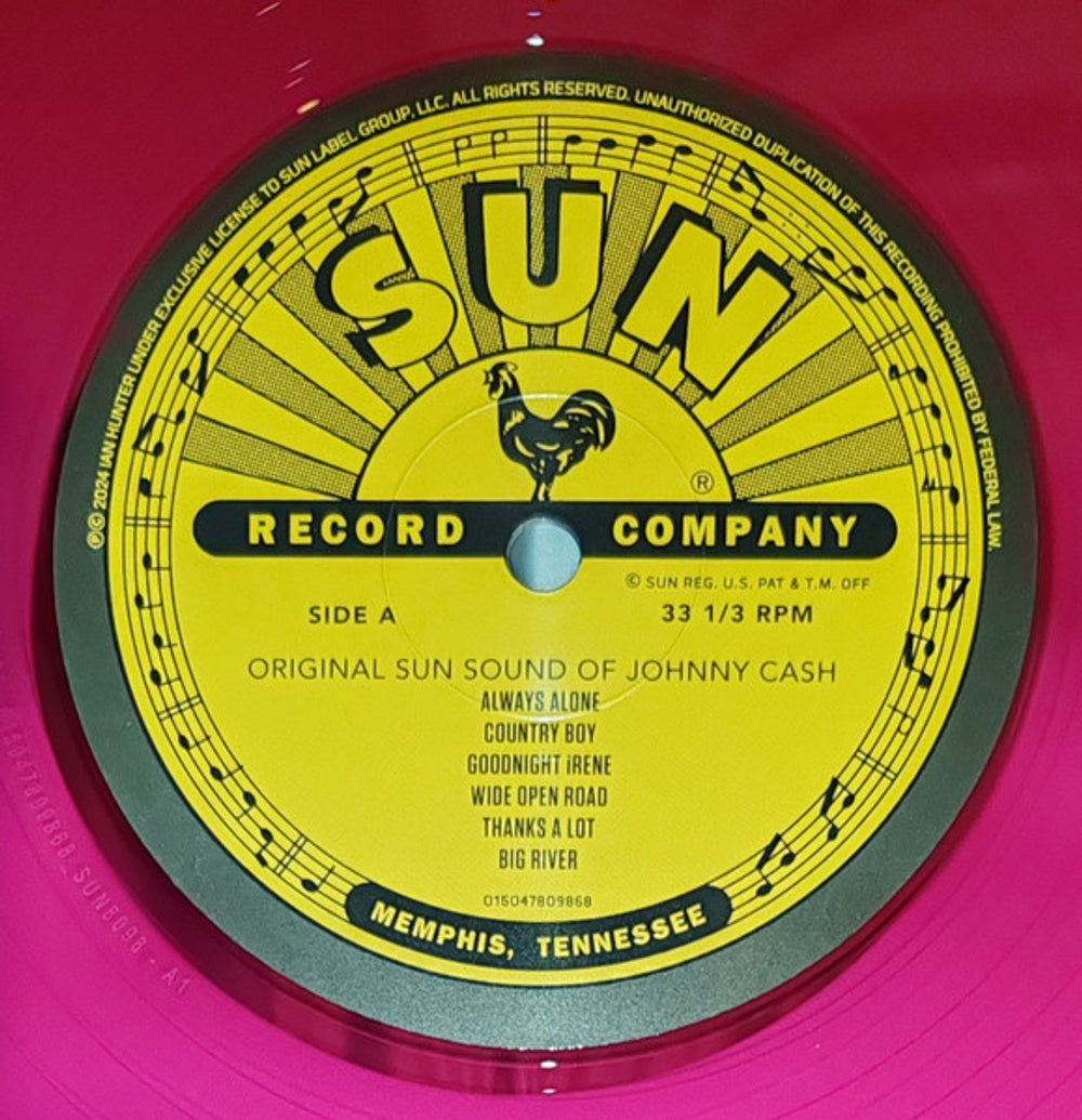 Johnny Cash – Original Sun Sound Of Johnny Cash (Violet LP Vinyl) - Close-Up