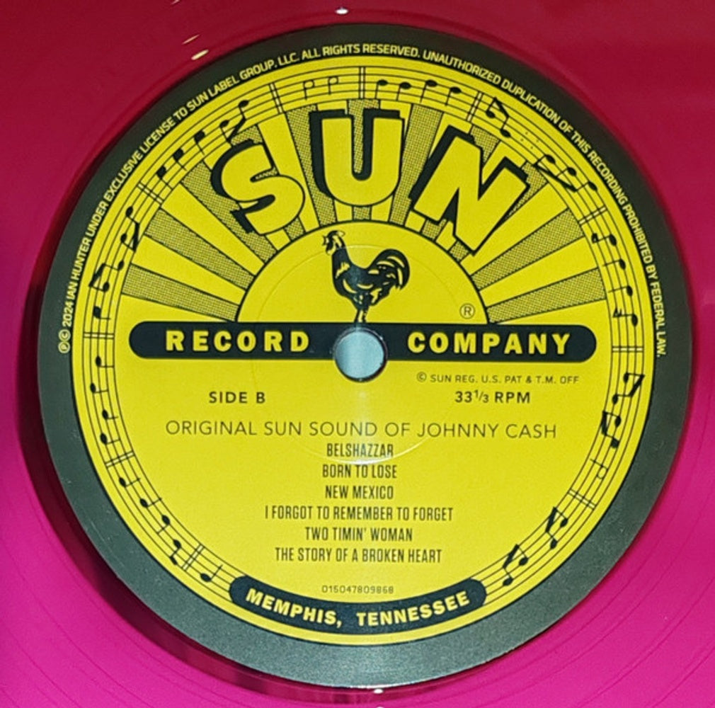 Johnny Cash – Original Sun Sound Of Johnny Cash (Violet LP Vinyl) - Side View