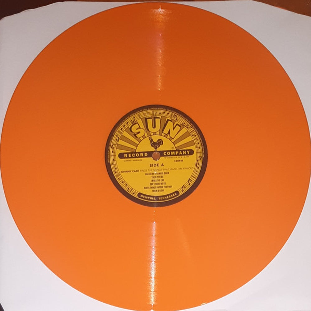 Johnny Cash – Sings The Songs That Made Him Famous (Remastered Orange LP Vinyl) - Close-Up