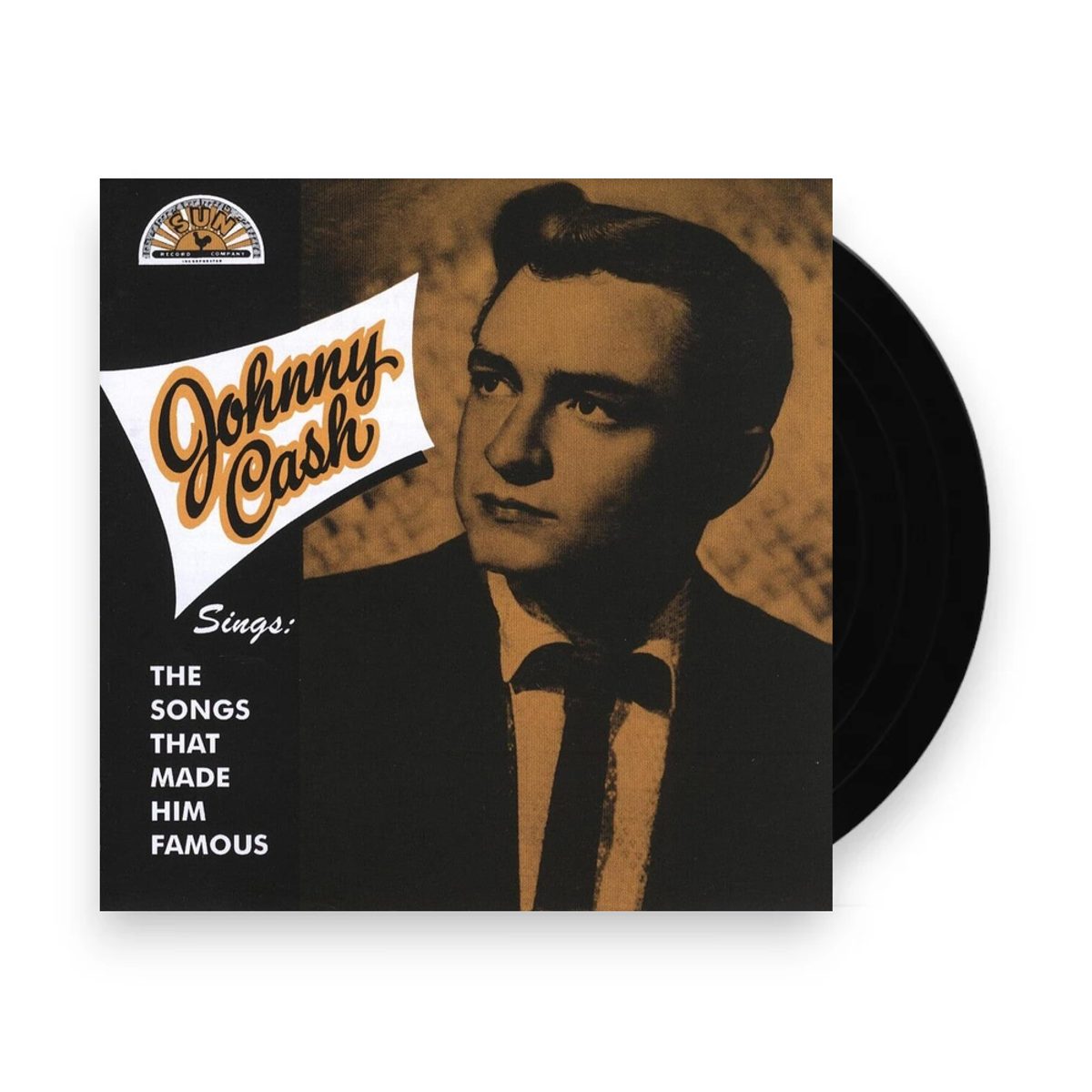Johnny Cash – Sings The Songs That Made Him Famous (Remastered Orange LP Vinyl) - Front