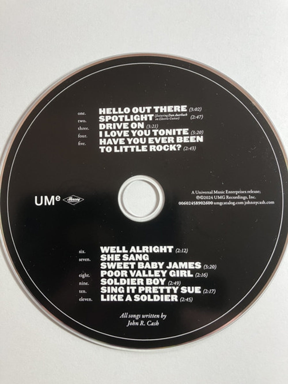 Johnny Cash – Songwriter (CD) - Alternate View