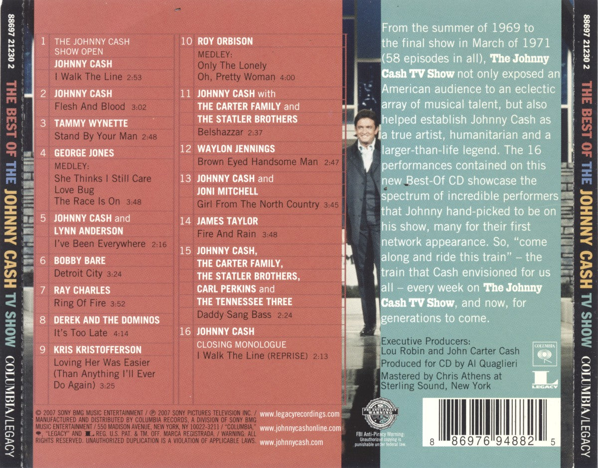 Johnny Cash – The Best Of The Johnny Cash TV Show (CD) - Detail