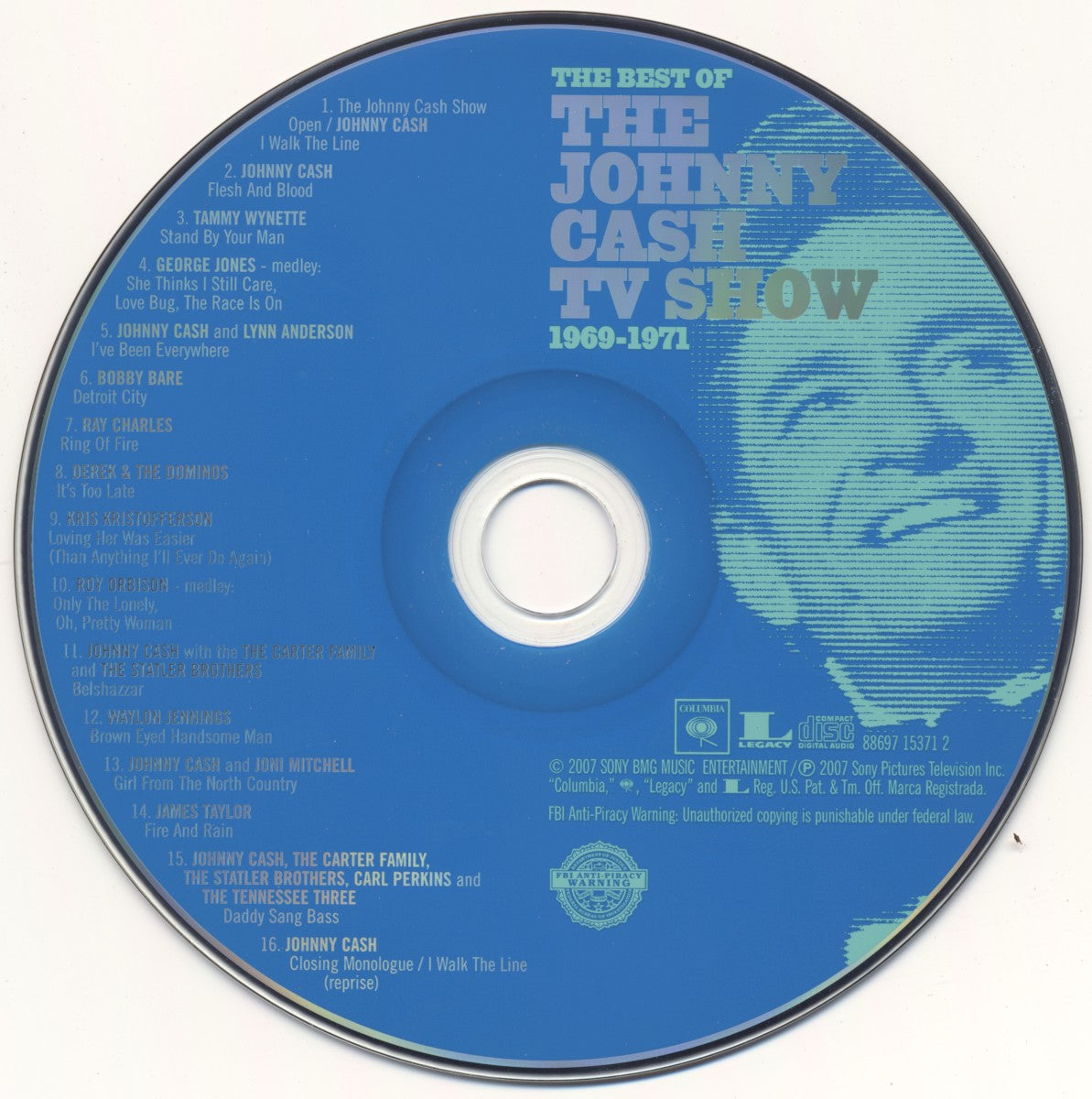 Johnny Cash – The Best Of The Johnny Cash TV Show (CD) - Alternate View
