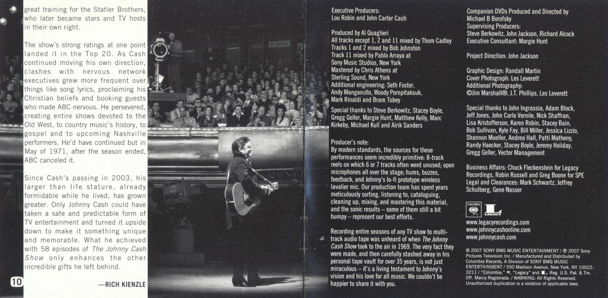 Johnny Cash – The Best Of The Johnny Cash TV Show (CD) - Packaging