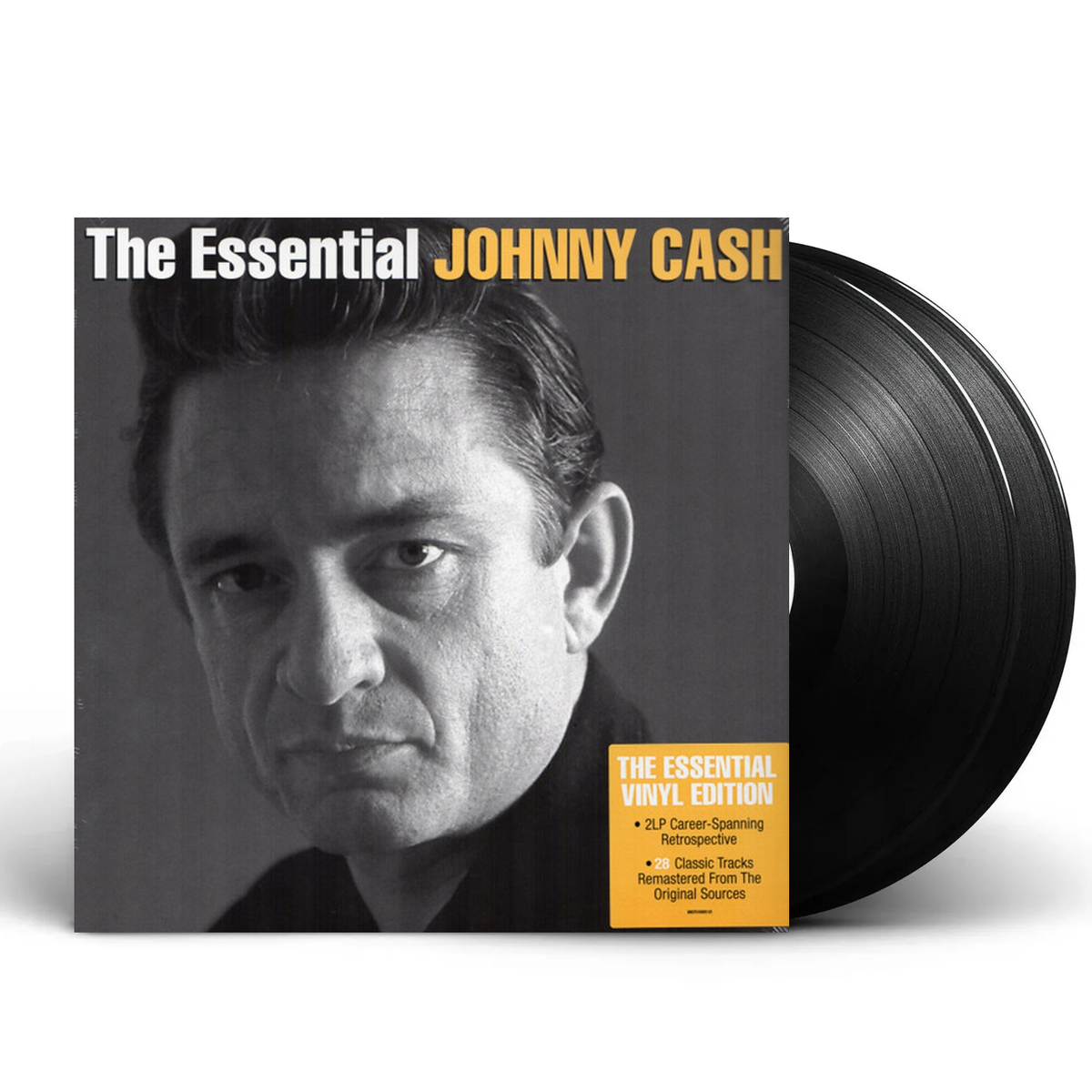 Johnny Cash – The Essential Johnny Cash (2-LP Vinyl) - Front