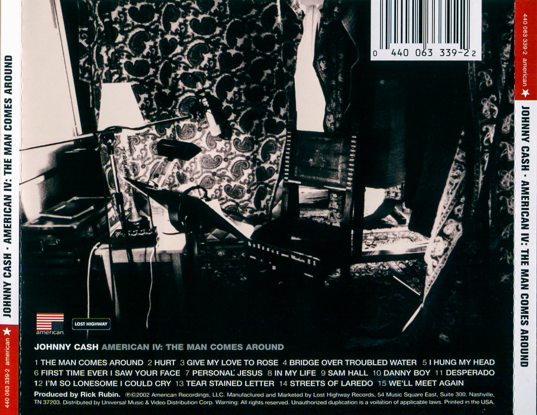 Johnny Cash – The Man Comes Around (CD) - Detail
