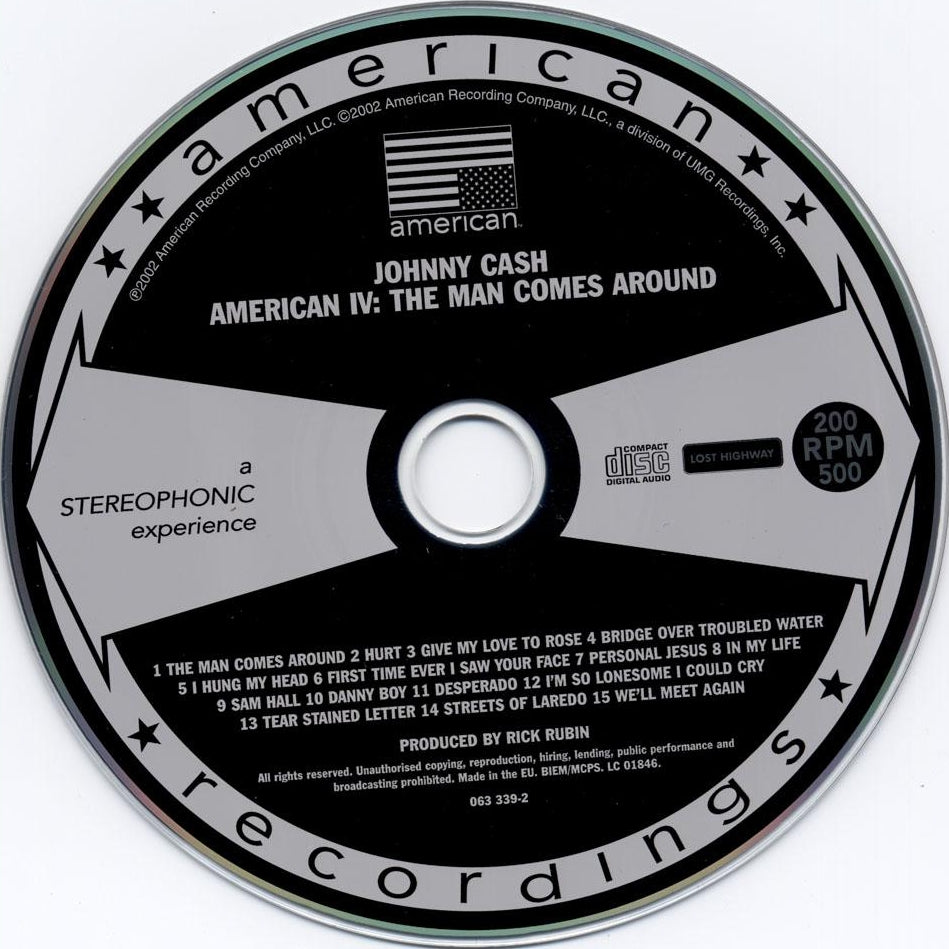 Johnny Cash – The Man Comes Around (CD) - Alternate View