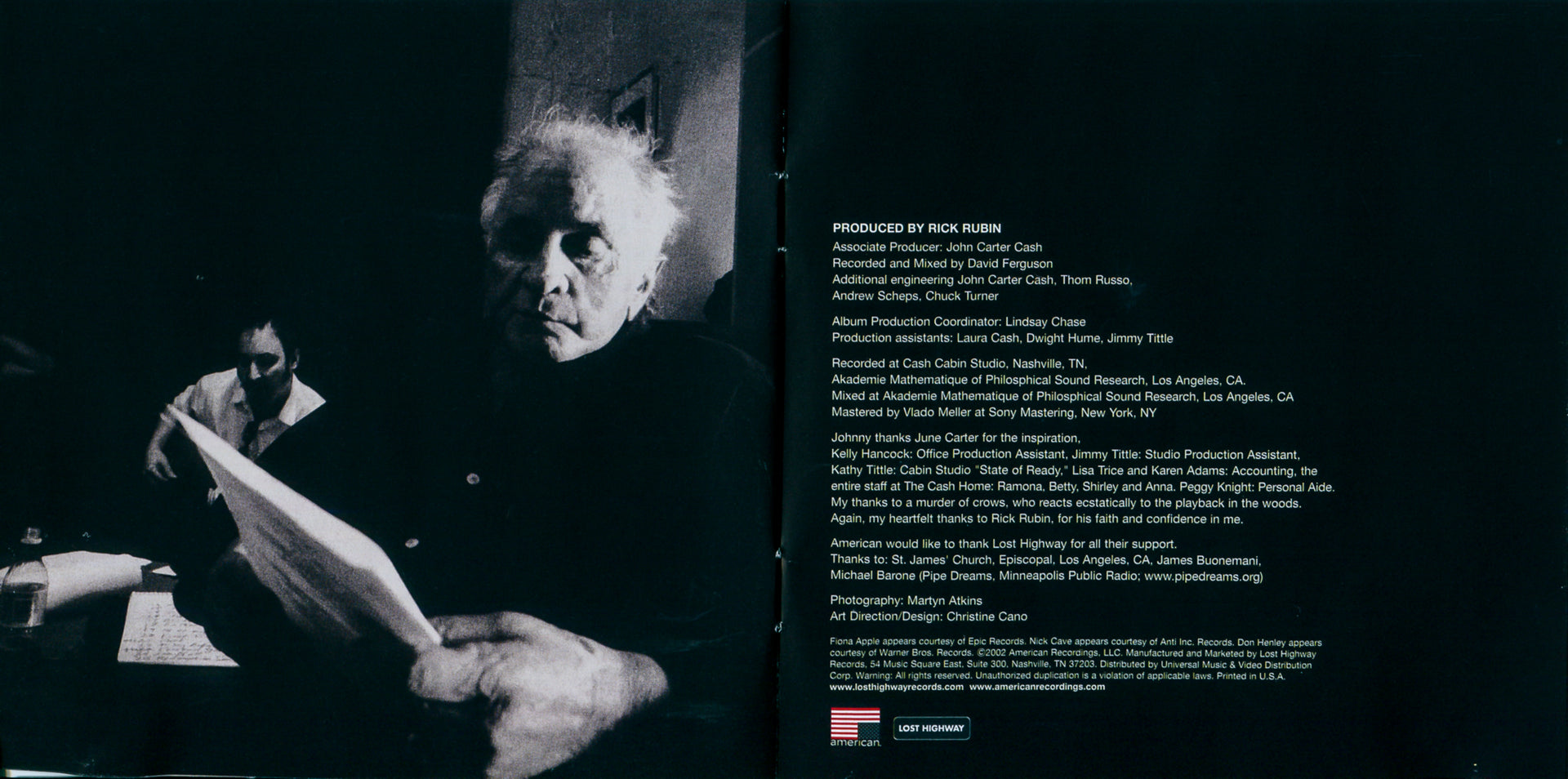 Johnny Cash – The Man Comes Around (CD) - Packaging