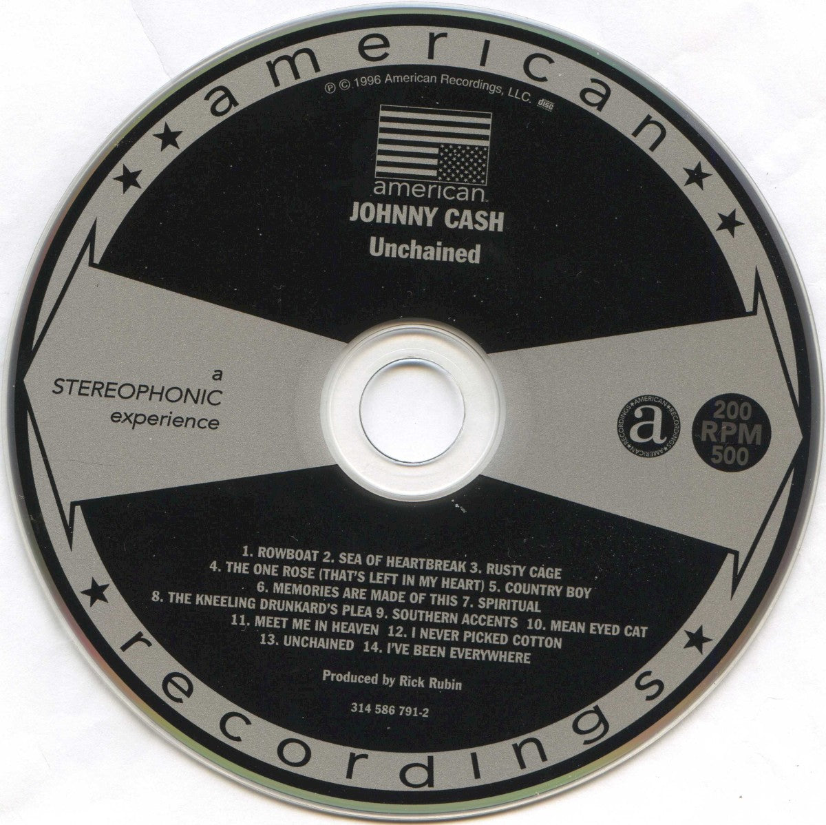 Johnny Cash – Unchained (CD) - Alternate View