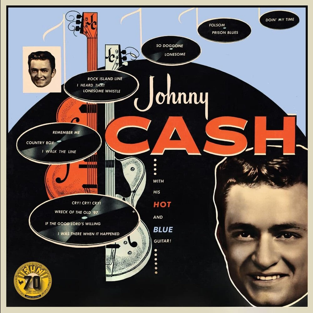 Johnny Cash – With His Hot And Blue Guitar: Sun Records 70th / Remastered 2022 (LP Vinyl) - Back