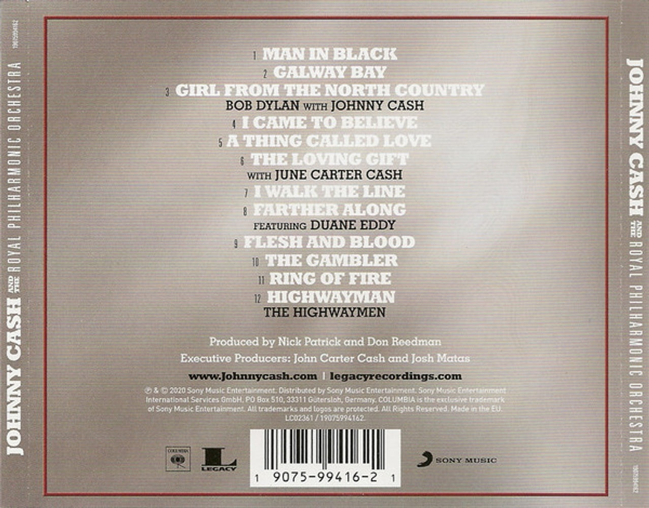 Johnny Cash and the Royal Philharmonic Orchestra (CD) - Detail