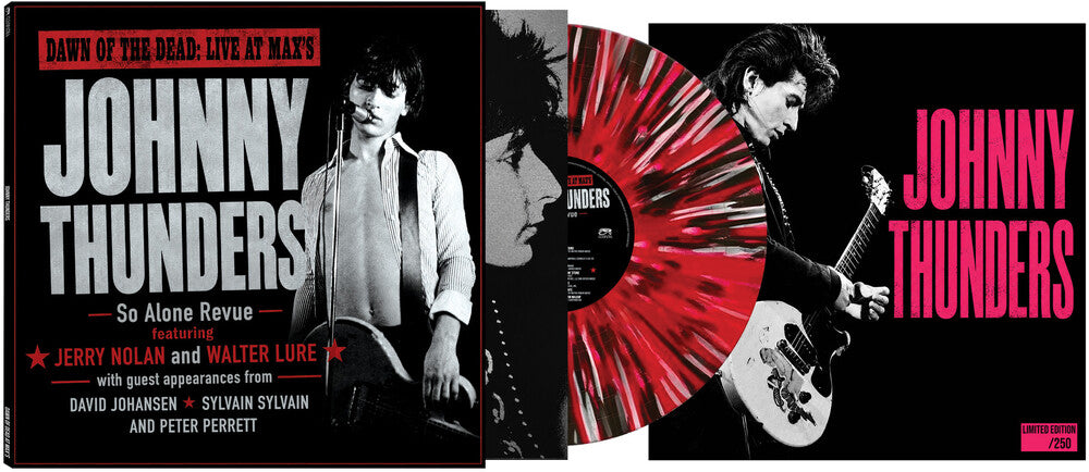 Johnny Thunders – Dawn of the Dead: Live at Max's (Black Red White Splatter LP Vinyl)