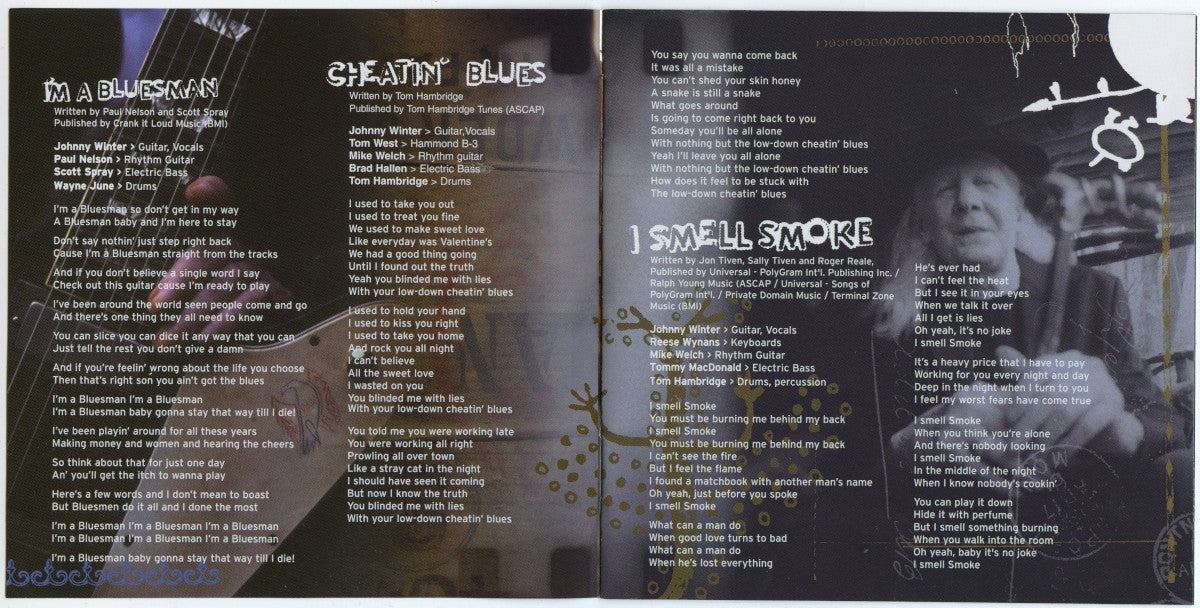 Johnny Winter – I'm A Bluesman (CD) - Alternate View
