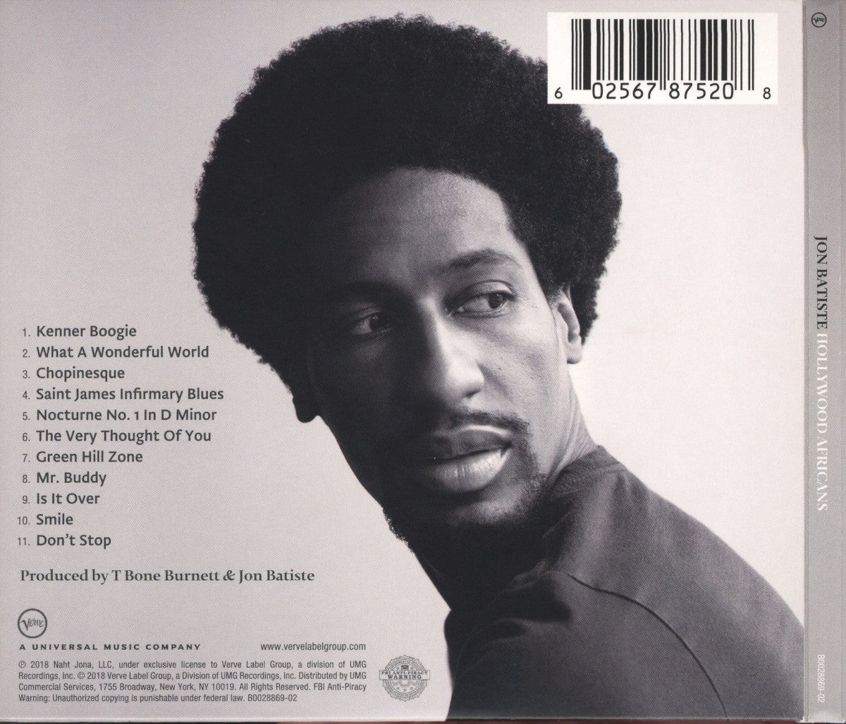 Jon Batiste – Hollywood Africans (CD)
