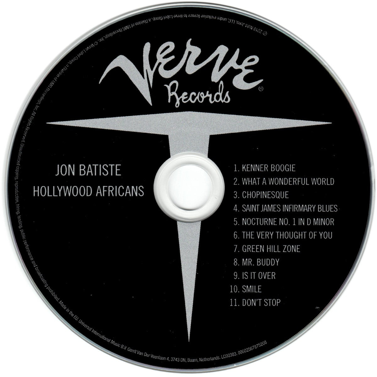 Jon Batiste – Hollywood Africans (CD)