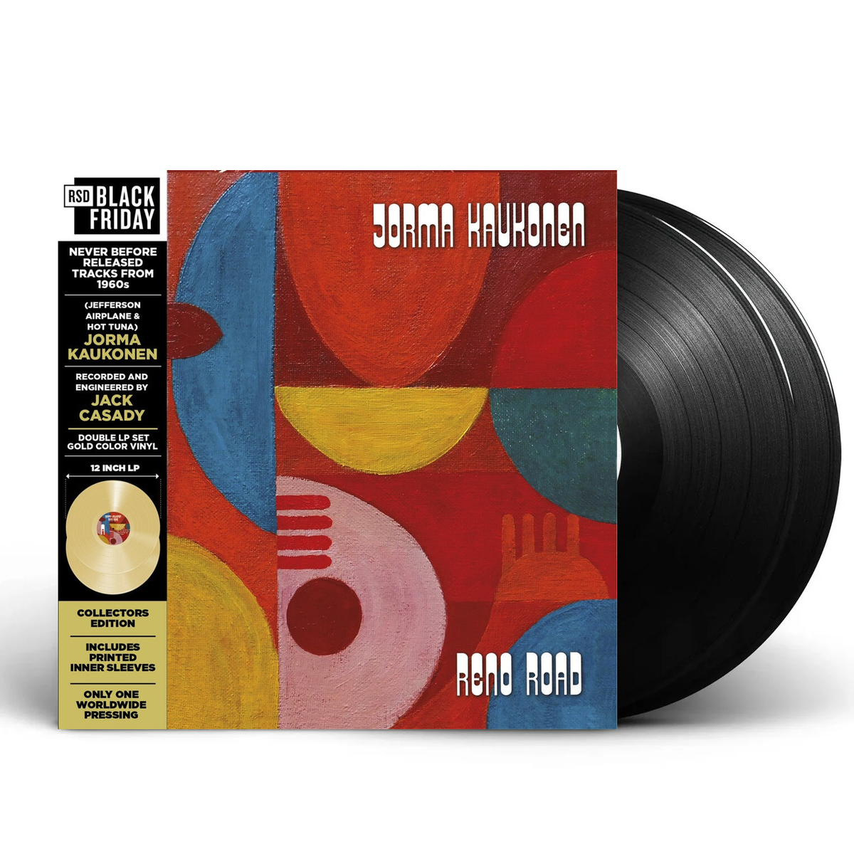 Jorma Kaukonen / Casady,Jack – Reno Road: Unleased Tracks From The '60's (RSD 2024 2-LP Vinyl)