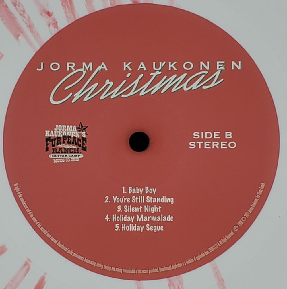 Jorma Kaukonen – Christmas (Candy Cane Edition RSD Black Friday 2021 LP Vinyl) - Additional View