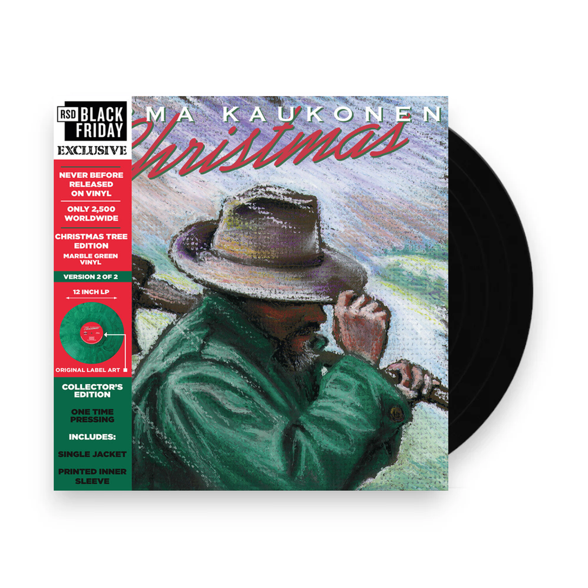 Jorma Kaukonen – Christmas (Christmas Tree Edition RSD Black Friday 2021 LP Vinyl) - Front