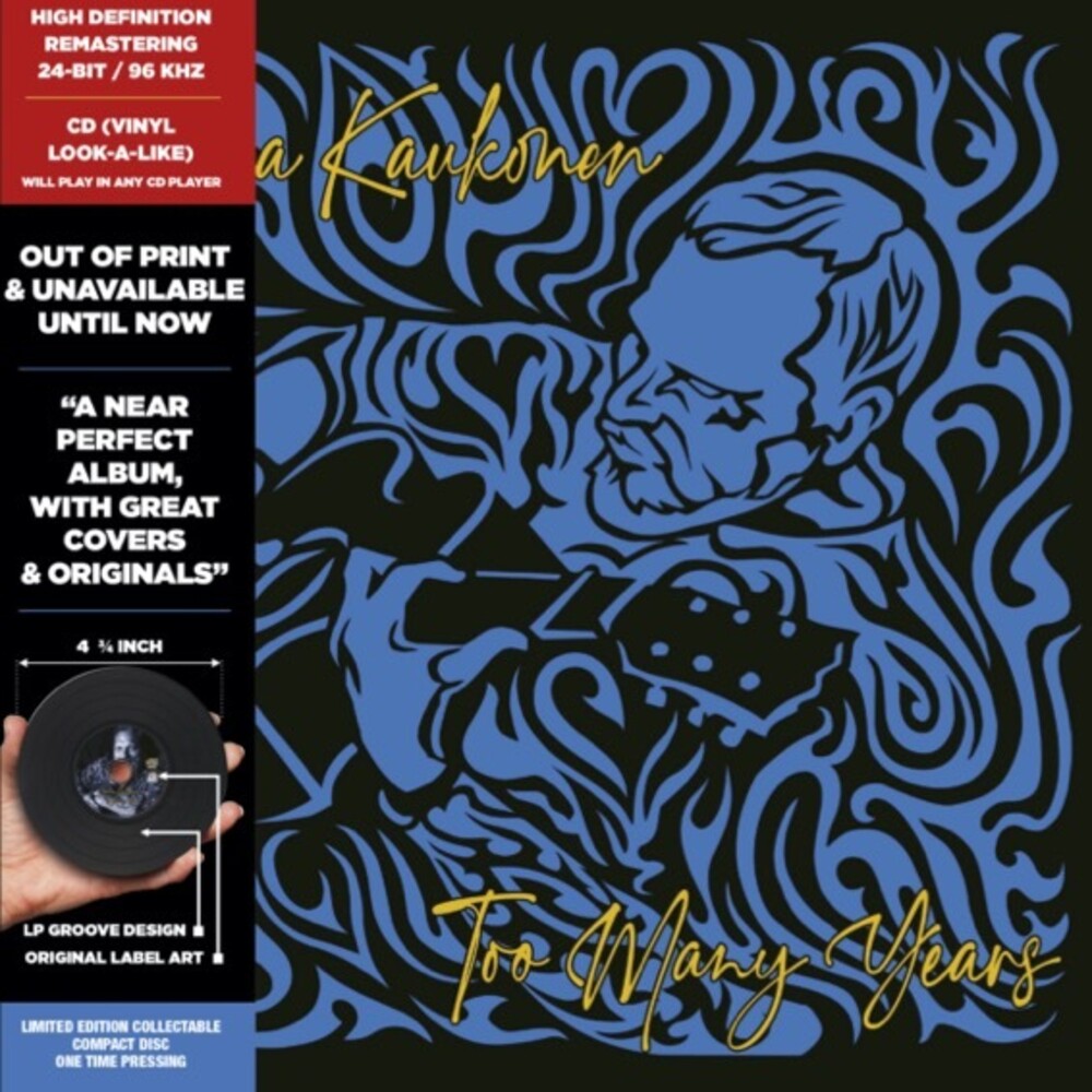 Jorma Kaukonen – Too Many Years (RSD Black Friday 2022 2-LP Vinyl) - Back