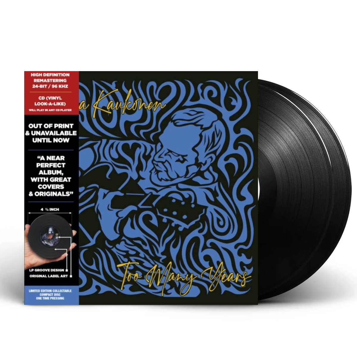 Jorma Kaukonen – Too Many Years (RSD Black Friday 2022 2-LP Vinyl) - Front