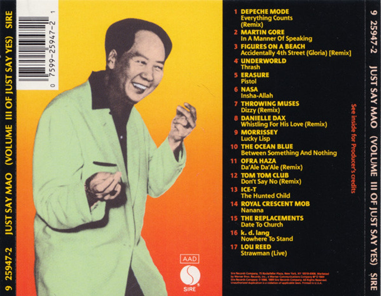 Just Say Mao – Volume III of Just Say Yes (CD)