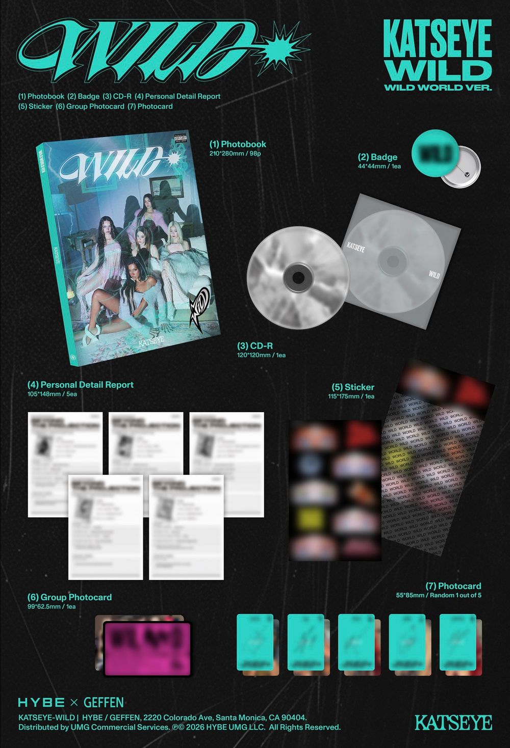 KATSEYE – WILD (Wild World Ver. CD)