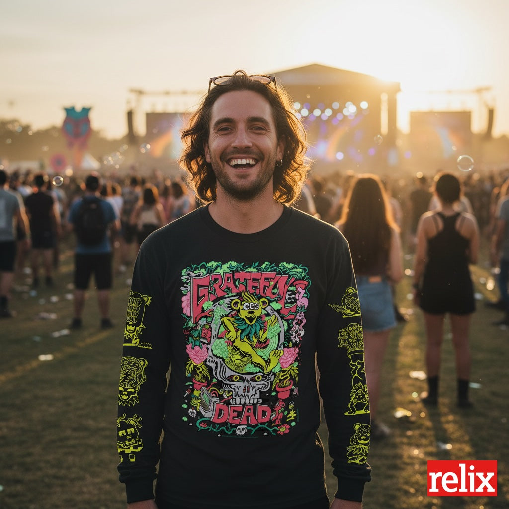 Grateful Dead x Killer Acid Stealie Long Sleeve T-Shirt