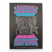 Kaleidoscope, Mother Earth, Country Weather – The Avalon Ballroom, San Francisco (Jun 21–23, 1968) by Patrick Lofthouse (Postcard, Very Good Condition)