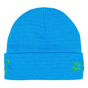 Killer Acid Mushroom Blue Cuff Beanie