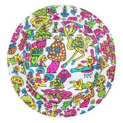 Killer Acid Mushroom Friends Reversible Bucket Hat