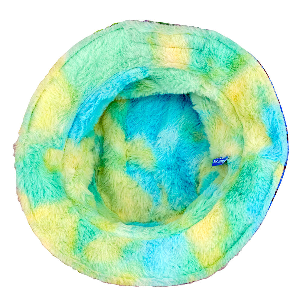 Killer Acid Mushroom Furry Reversible Bucket Hat