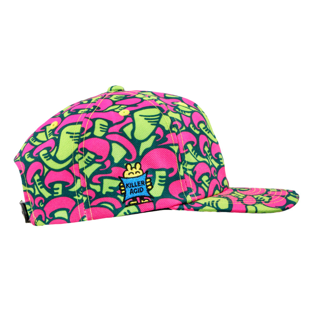 Killer Acid Mushroom Pink Dad Hat