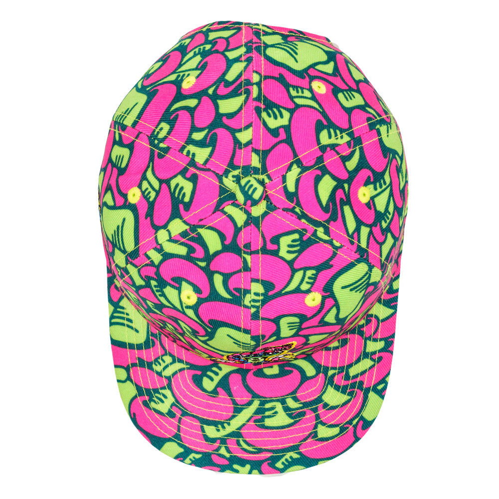 Killer Acid Mushroom Pink Dad Hat