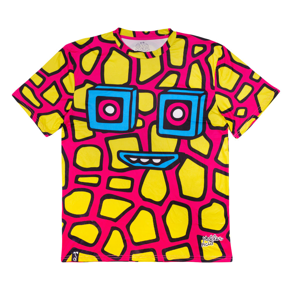 Killer Acid Mushroom Yellow T-Shirt