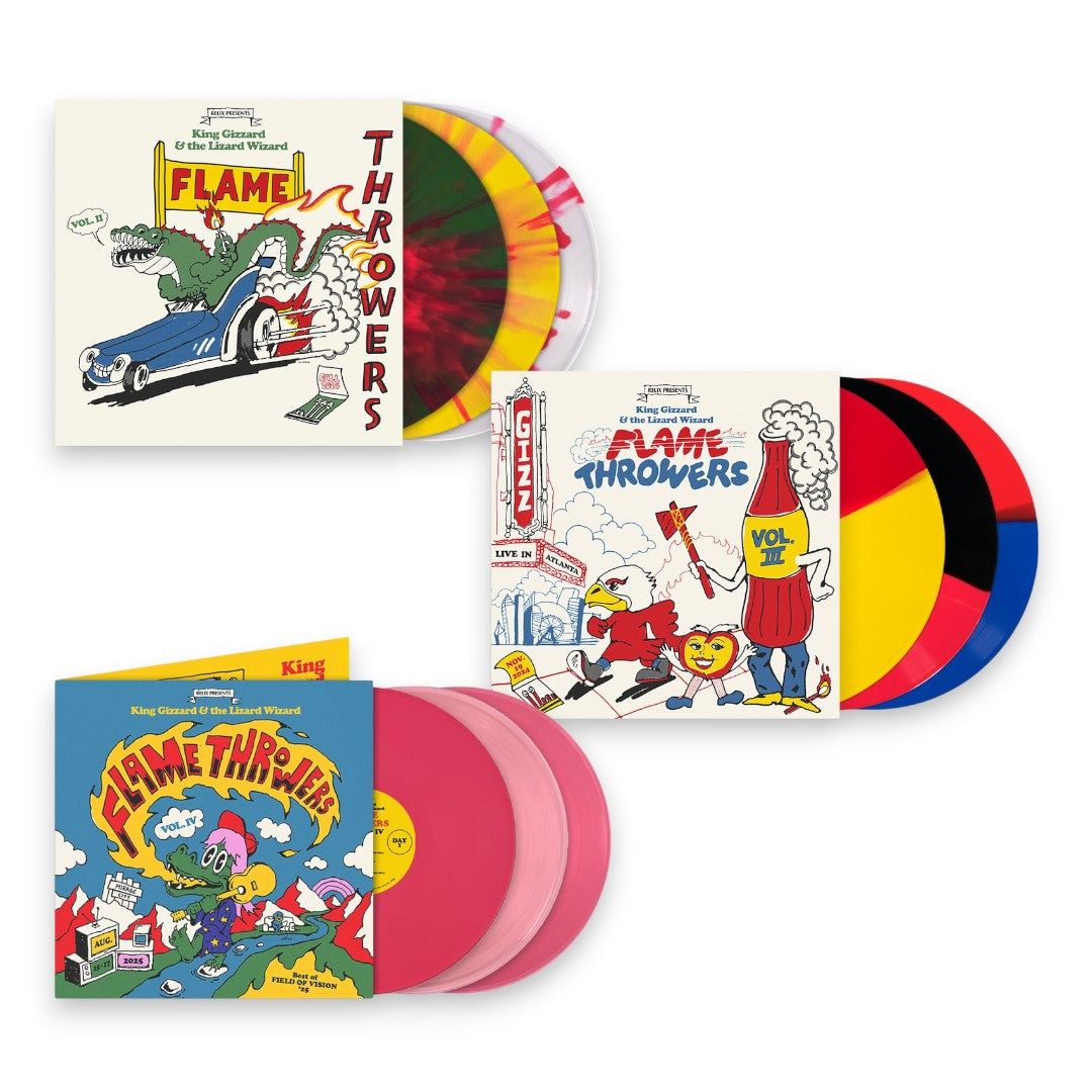King Gizzard & The Lizard Wizard – Flame Throwers: Volumes 2-4 (Limited Edition 9-LP Vinyl Bundle)